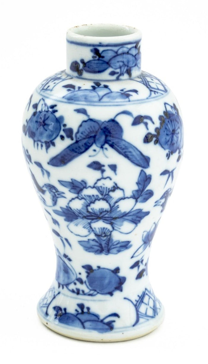 Chinese Blue and White Porcelain Meiping Vase