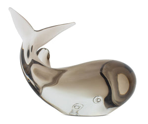 Art Glass Double Whale Sculpture (9751855169843)