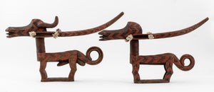 Bambara Chiwara Antelope Headdresses, Pair (9751868178739)