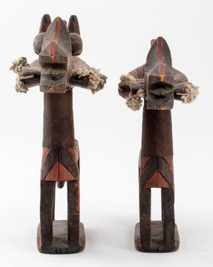 Bambara Chiwara Antelope Headdresses, Pair (9751868178739)
