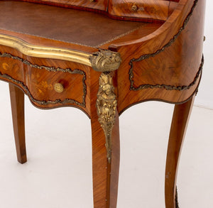 Louis XV Style Marquetry Kingwood Escritoire