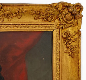American School Portrait of a Woman Oil, 1836 (9735746060595)