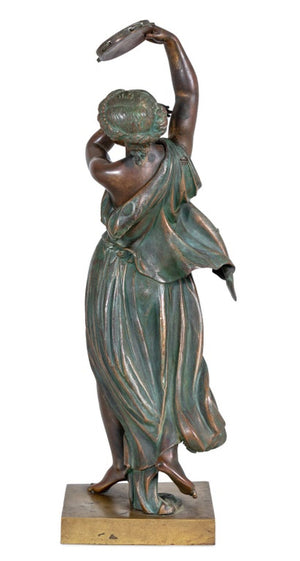 E. H. Dumaige Patinated Bronze Figure of a Muse (9816188911923)