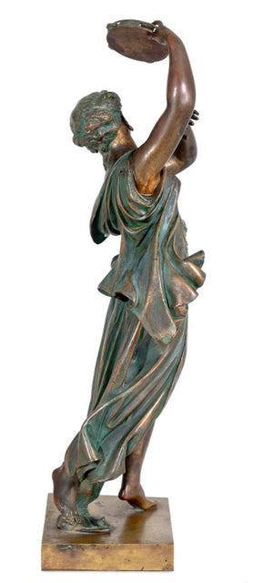 E. H. Dumaige Patinated Bronze Figure of a Muse (9816188911923)