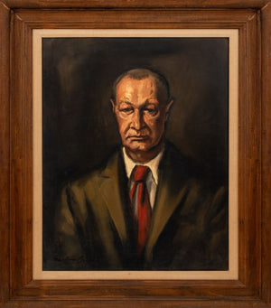 Sheldon Bryan Portrait of a Man Oil on Canvas (9736423670067)