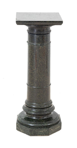Victorian Green Serpentine Pedestal