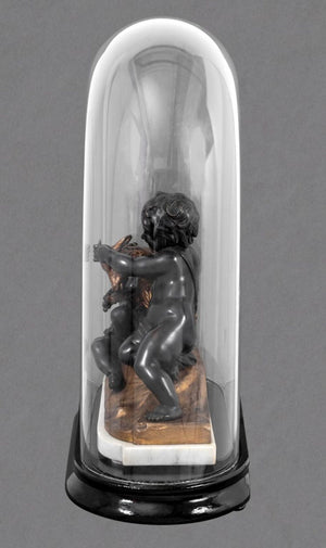 Clodion Cherub Figural Group Bronze Sculpture (9756032336179)