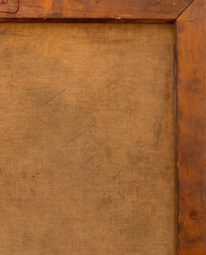 Raymond Rice Abstracted Nude Woman Oil on Canvas (9736448639283)