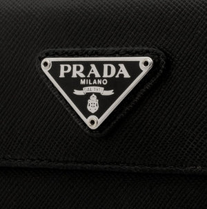 Prada Black Saffiano Leather Wallet (9766953025843)