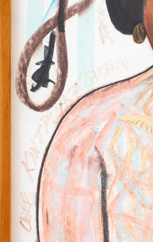 Morgan Monceaux "Chief Kintpuash..." Mixed Media (9816199725363)