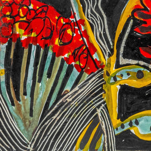 Irene Zevon Attr. Abstract Landscape Mixed Media (9855627395379)