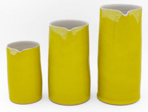 Rupert Spira Yellow Glazed Stoneware Pitchers, 3 (9737707749683)
