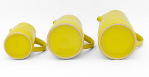 Rupert Spira Yellow Glazed Stoneware Pitchers, 3 (9737707749683)