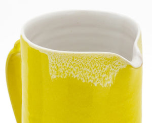 Rupert Spira Yellow Glazed Stoneware Pitchers, 3 (9737707749683)