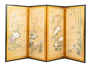 Japanese 4-Panel Byobu Screen (9834693919027)