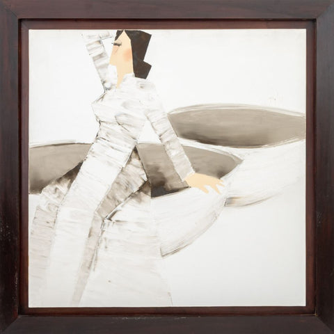 Dieu Thuy Nguyen Woman with Bowls Oil
