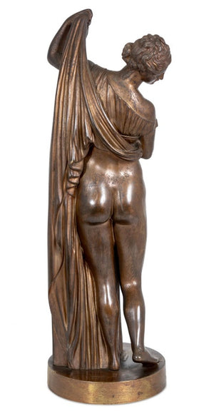 Italian "Bathing Venus" Patinated Bronze Sculpture (9846962618675)