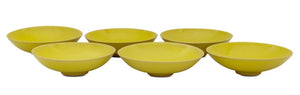 Rupert Spira Yellow Glazed Stoneware Bowls, 6 (9738465870131)