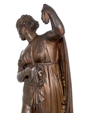 Italian "Bathing Venus" Patinated Bronze Sculpture (9846962618675)
