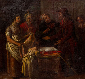 Ferdinand Fagerlin Attr. Interior Scene Oil, 19 C. (9778261590323)