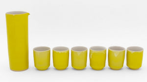 Rupert Spira Yellow Glazed Stoneware Sake Set, 7 (9738477338931)