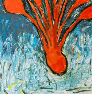 Elfi Schuselka "Schrei Wurz" Acrylic on Paper (9846964879667)