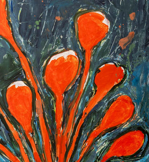 Elfi Schuselka "Schrei Wurz" Acrylic on Paper (9846964879667)