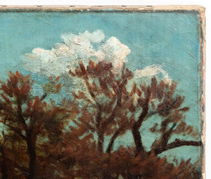 Frederick H. Clark Autumn Landscape Oil on Canvas (9778270470451)