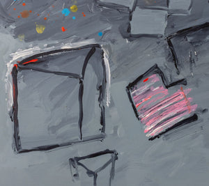 Elfi Schuselka "The Grey One" Acrylic on Paper (9846967107891)