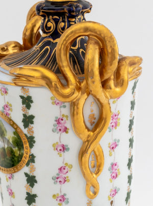 German Porcelain Two Handle Vase (9790419599667)
