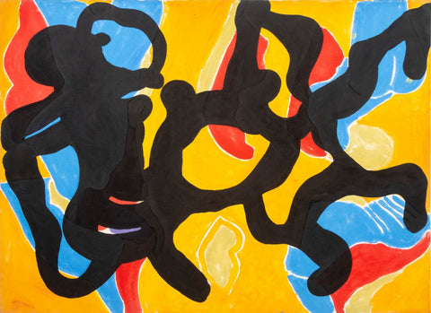 Jack Roth Rope Dancer Series Acrylic, 1980