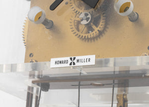 George Nelson for Howard Miller Lucite Wall Clock (9893103993139)