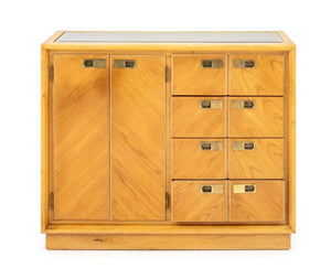 Stanley Furniture Modern Mahogany Bar Cabinet