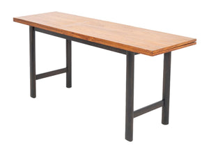 Harvey Probber Walnut Flip Top Table (9893108023603)