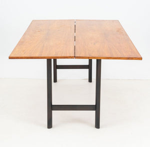 Harvey Probber Walnut Flip Top Table (9893108023603)