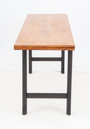 Harvey Probber Walnut Flip Top Table (9893108023603)