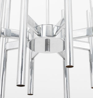 Gaetano Sciolari Modernist Chrome Pendant Lamp (9835710054707)