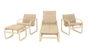 Brown Jordan Patio Furniture Set, 4 Pcs.