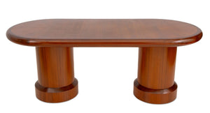 I.M. Pei Postmodern Mahogany Dining Table (9734630244659)