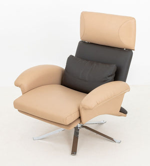 Il Loft Leather Lounge Chair and Ottoman (9871743353139)