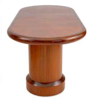 I.M. Pei Postmodern Mahogany Dining Table (9734630244659)