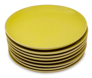 Rupert Spira Yellow Glazed Stoneware Plates, 8 (9778470158643)
