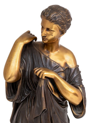 Classical Gilt & Patinated Bronze of a Woman (9804708839731)