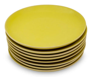 Rupert Spira Yellow Glazed Stoneware Plates, 8 (9778480939315)