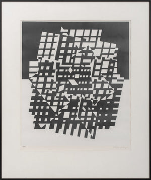 Victor Vasarely "Ixion" Serigraph, ca. 1955 (9738515644723)