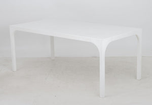 Italian Modern Minimalist White Dining Table (9846978150707)