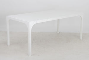 Italian Modern Minimalist White Dining Table (9846978150707)