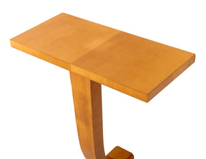 Art Deco Style Pearwood Console Table (8373150122291)