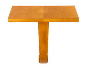 Art Deco Style Pearwood Console Table (8373150122291)