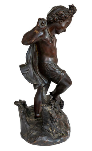 Clodion "Dancing Cherub" Patinated Bronze (9804724699443)